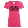 Women’s Glitter V-Neck T-Shirt Thumbnail