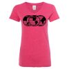 Women’s Glitter V-Neck T-Shirt Thumbnail