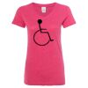 Women’s Glitter V-Neck T-Shirt Thumbnail