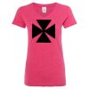 Women’s Glitter V-Neck T-Shirt Thumbnail