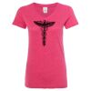 Women’s Glitter V-Neck T-Shirt Thumbnail
