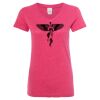 Women’s Glitter V-Neck T-Shirt Thumbnail