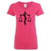 Women’s Glitter V-Neck T-Shirt Thumbnail