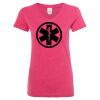 Women’s Glitter V-Neck T-Shirt Thumbnail