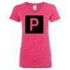 Women’s Glitter V-Neck T-Shirt Thumbnail