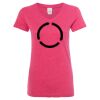 Women’s Glitter V-Neck T-Shirt Thumbnail