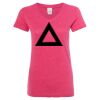 Women’s Glitter V-Neck T-Shirt Thumbnail