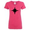 Women’s Glitter V-Neck T-Shirt Thumbnail