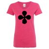 Women’s Glitter V-Neck T-Shirt Thumbnail