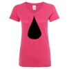 Women’s Glitter V-Neck T-Shirt Thumbnail
