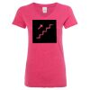 Women’s Glitter V-Neck T-Shirt Thumbnail