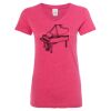 Women’s Glitter V-Neck T-Shirt Thumbnail