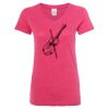 Women’s Glitter V-Neck T-Shirt Thumbnail