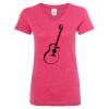 Women’s Glitter V-Neck T-Shirt Thumbnail