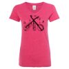 Women’s Glitter V-Neck T-Shirt Thumbnail