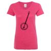Women’s Glitter V-Neck T-Shirt Thumbnail