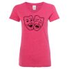 Women’s Glitter V-Neck T-Shirt Thumbnail