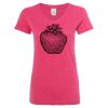 Women’s Glitter V-Neck T-Shirt Thumbnail