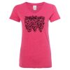 Women’s Glitter V-Neck T-Shirt Thumbnail