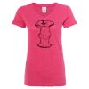 Women’s Glitter V-Neck T-Shirt Thumbnail