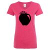 Women’s Glitter V-Neck T-Shirt Thumbnail