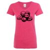 Women’s Glitter V-Neck T-Shirt Thumbnail