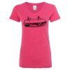 Women’s Glitter V-Neck T-Shirt Thumbnail