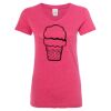Women’s Glitter V-Neck T-Shirt Thumbnail