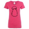 Women’s Glitter V-Neck T-Shirt Thumbnail