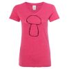 Women’s Glitter V-Neck T-Shirt Thumbnail