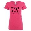 Women’s Glitter V-Neck T-Shirt Thumbnail
