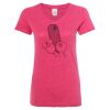 Women’s Glitter V-Neck T-Shirt Thumbnail