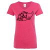Women’s Glitter V-Neck T-Shirt Thumbnail