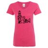 Women’s Glitter V-Neck T-Shirt Thumbnail