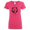 Women’s Glitter V-Neck T-Shirt Thumbnail