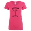 Women’s Glitter V-Neck T-Shirt Thumbnail