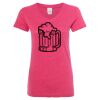 Women’s Glitter V-Neck T-Shirt Thumbnail