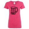 Women’s Glitter V-Neck T-Shirt Thumbnail