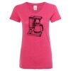 Women’s Glitter V-Neck T-Shirt Thumbnail