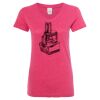 Women’s Glitter V-Neck T-Shirt Thumbnail