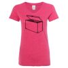 Women’s Glitter V-Neck T-Shirt Thumbnail