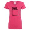 Women’s Glitter V-Neck T-Shirt Thumbnail