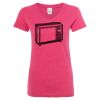Women’s Glitter V-Neck T-Shirt Thumbnail