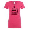 Women’s Glitter V-Neck T-Shirt Thumbnail