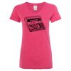 Women’s Glitter V-Neck T-Shirt Thumbnail