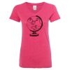 Women’s Glitter V-Neck T-Shirt Thumbnail