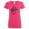 Women’s Glitter V-Neck T-Shirt Thumbnail
