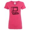 Women’s Glitter V-Neck T-Shirt Thumbnail