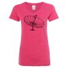 Women’s Glitter V-Neck T-Shirt Thumbnail