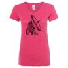 Women’s Glitter V-Neck T-Shirt Thumbnail